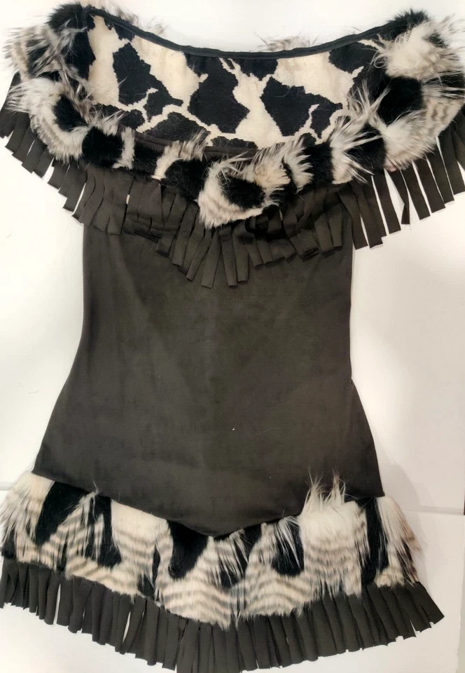 Disfraz/Fiesta de Mascaradas de Halloween para Mujer, Indio Nativo, XL, Negro Foto 2 de 4