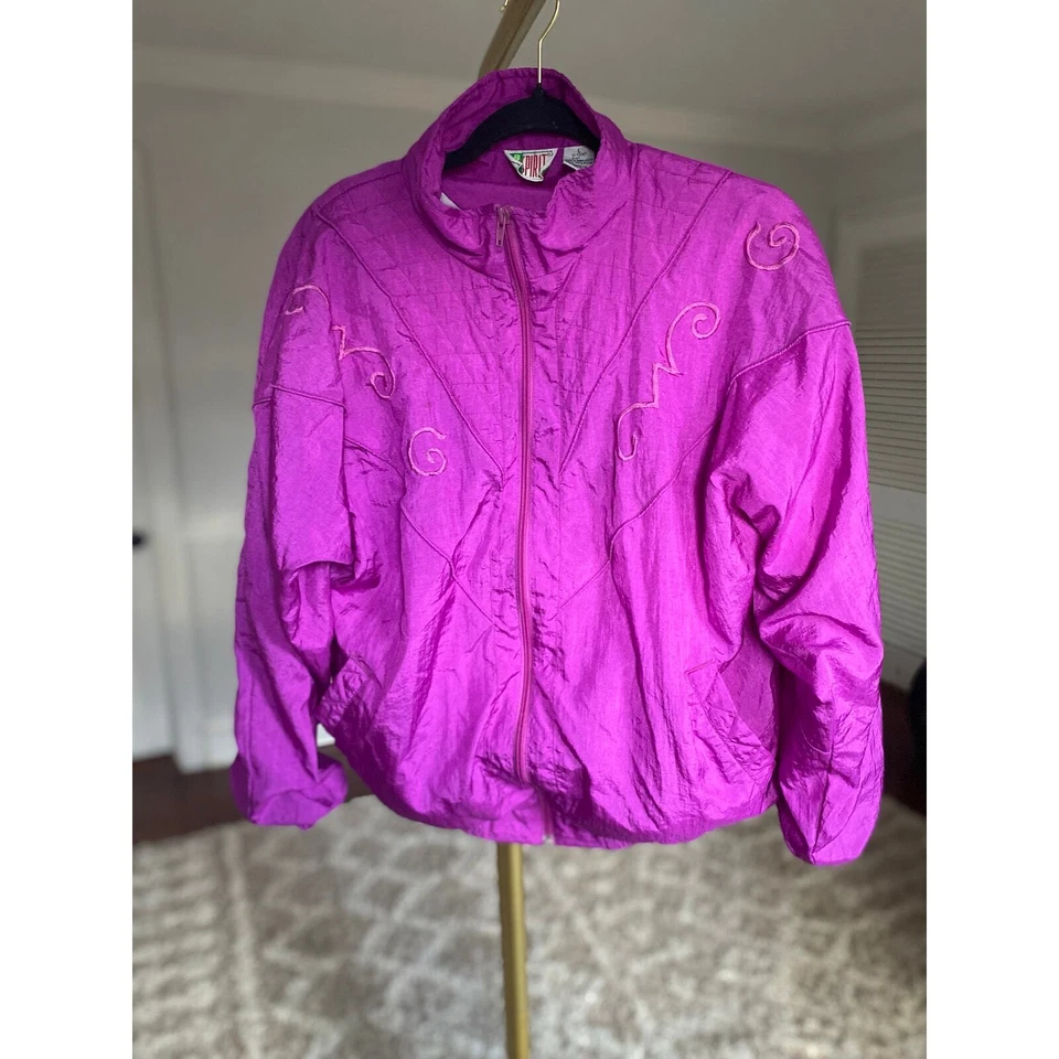 Conjunto de chándal de nailon Bold Spirit Y2K retro ropa de calle acolchada años 90 80 disfraz Foto 2 de 4