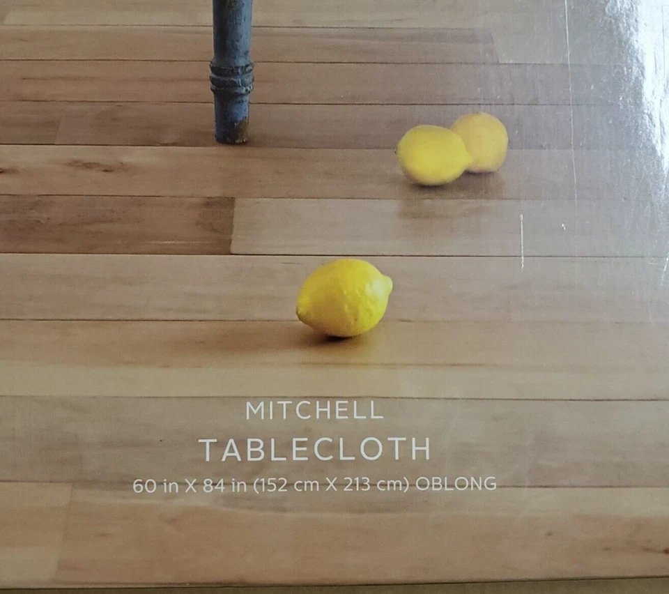 JCP Home Collection A Red Mitchell Table Cloth 60 X 84" New - Image 2 of 4