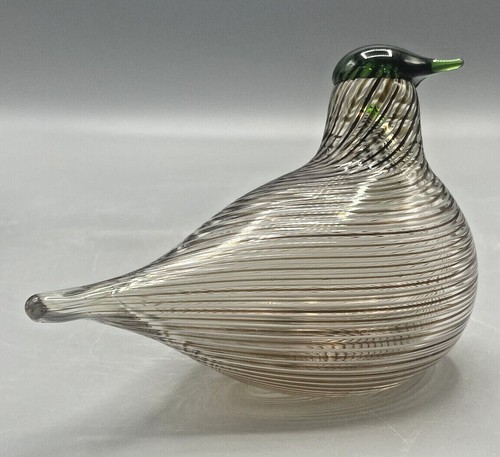 Oiva Toikka Art Glass Bird for iittala Nuutajarvi Finland Huitti Crake 1998-2002 - Picture 7 of 12