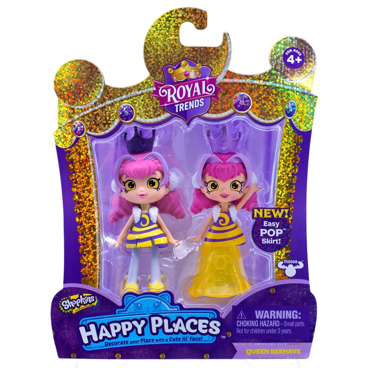 Shopkins Happy Places Royal Trends Queen Beehave Lil' Shoppie Doll