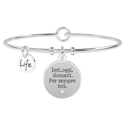 Bracciale Rigido Kidult Love Ieri Oggi Domani Per Sempre Noi 732267