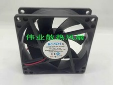 RS8025S12L DC12V 0.18A 80 25MM 2-Wire Cooling Fan