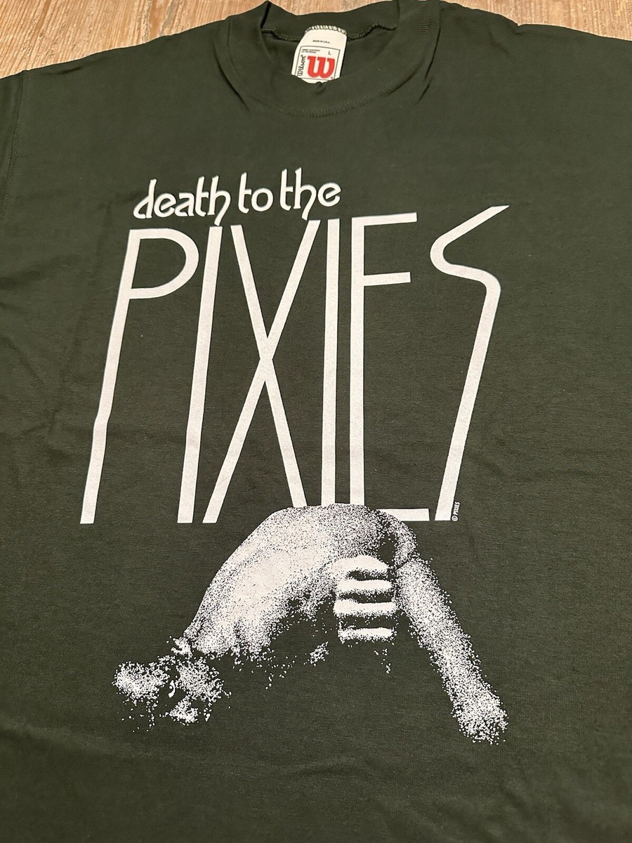 Vintage 90s NOS Pixies Tshirt Death To The Pixies Green Vintage 90s NOS Pixies Tshirt Death To The Pixies Green