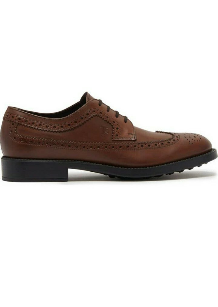 SAOLA Tods Esquire derby in pelle alare da uomo taglia 9 5