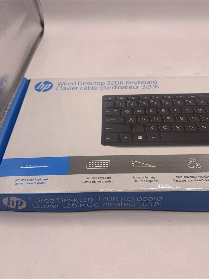 HP Desktop 320K Wired Keyboard (9SR37AA#ABA) - Image 2 of 4