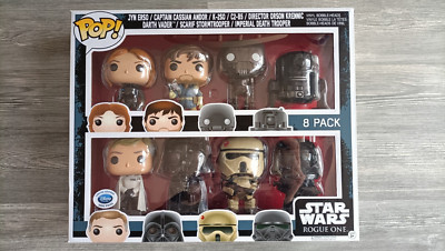 Star Wars Rogue One 8 Pack Funko Pop POP! Limited Edition 3000 pieces Disney