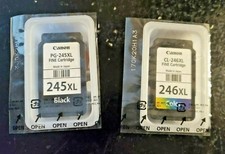 Genuine Canon 245 XL Black  246XL Color Ink Cartridges