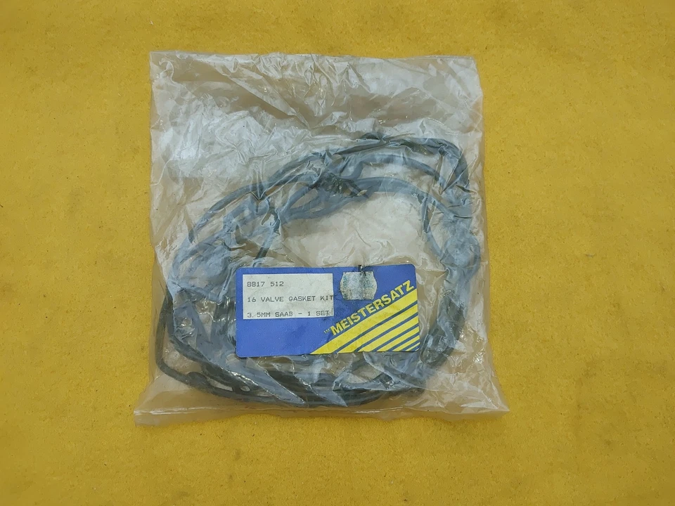 Vintage NOS Saab 8817512 16 Valve Cover Gasket 1984-1998 Saab 900 9000 - Image 2 of 4