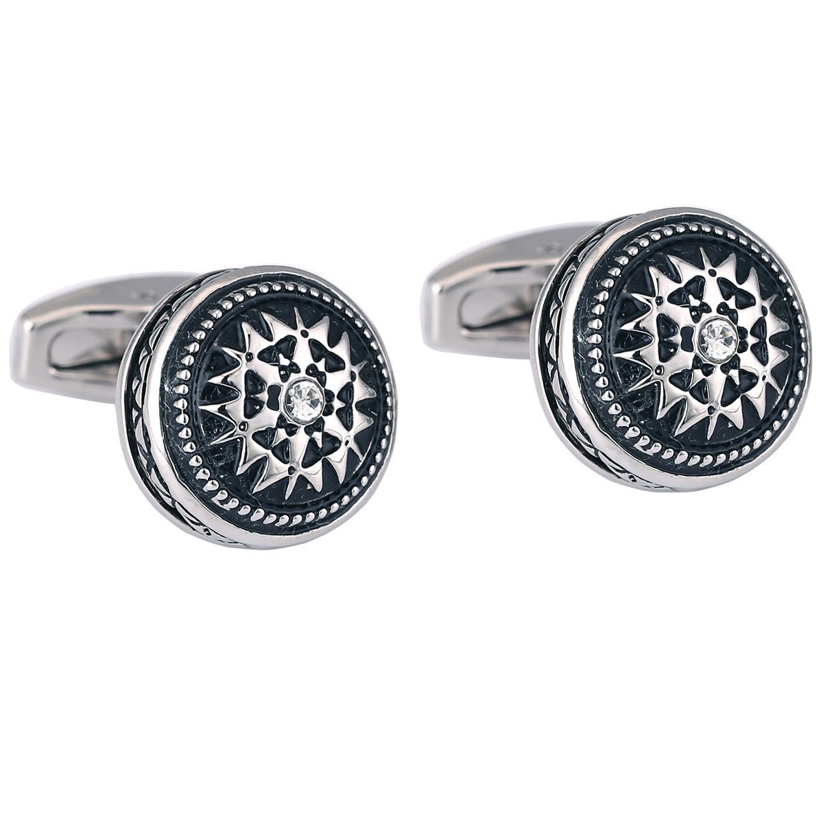 Back Cufflinks Konstantino Cufflinks Byzantine Cufflinks Sterling