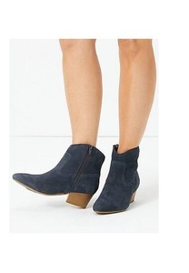 navy suede ankle boots uk