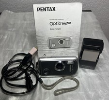 Pentax Optio WP 5MP Waterproof Digital Camera with Charger  2 Batteries/Tested 