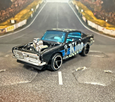 Hot Wheels King Kuda #261 HW  18 Checkmate 1/9 Black Loose VHTF!