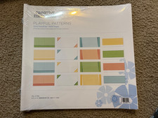 Creative Memories 12x12 "Playful Patterns Fast2Fab 16 Pages 16 Protectors