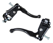 Dia-Compe Tech 3 old school BMX brake levers lever set - BLACK ANODIZED