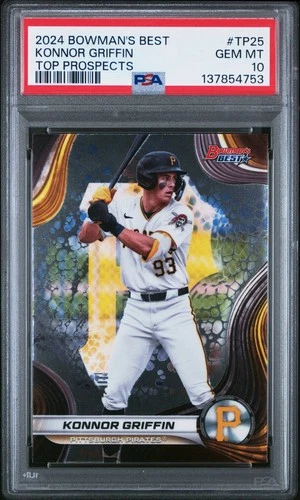 2024 Bowman'S Best Top Prospects #TP25 Konnor Griffin PSA 10