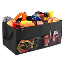 Fold-Away Car Trunk Organizer   Non-Slip Securing Fasteners   22" x 10" x 11"
