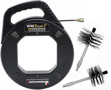 Nuovo Ultrabrush | Kit Pulizia Pulizia Canna Fumaria Stufa a Pellet. Scovolo Spa
