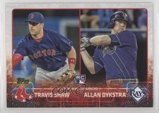 2015 Topps Update Rookie Combos Travis Shaw Allan Dykstra #US41 Rookie RC 0c4