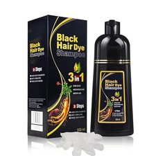2 in 1 Herbal Black Hair Dye Shampoo 500ml