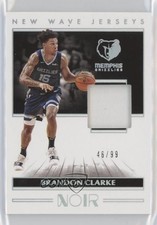 2019-20 Panini Noir New Wave Jerseys 46/99 Brandon Clarke #NW-BCL 12kd