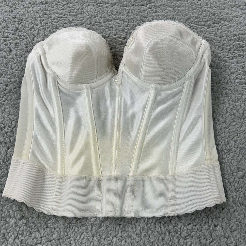 Vintage JC Penny Longline Bra 32A Longline Bra adonna Corset Bustier