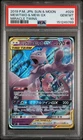 2019 POKEMON JAPANESE SUN & MOON MIRACLE TWINS #029 MEWTWO & MEW GX PSA 10