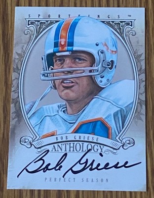 BOB GRIESE 2013 Sport Kings F ANTHOLOGY MIAMI DOLPHINS on card AUTO /72 SP
