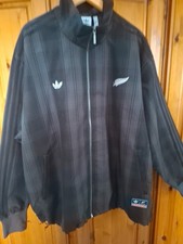 Adidas Originals & All Blacks Plaid Woven Firebird Jacket