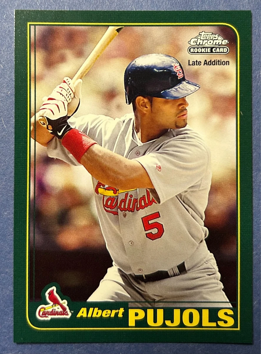 Topps Albert Pujols Rookie Baseball Sports Trading Cards