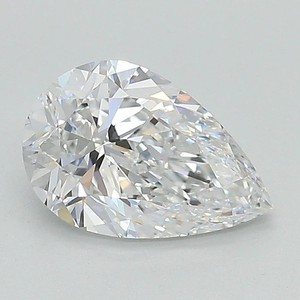2.60 CT Pear Cut Lab Grown IGI Certified Loose Diamond D Color VS1 Clarity