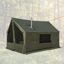 Large Hammock Hot Tent with Stove Jack, Waterproof & Windproof Winter Wall Tent