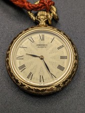Orologio da tasca SEIKO in buone condizioni, movimento al quarzo, vintage, mo...