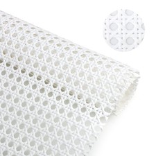 16" Width Cane Webbing, 3.3 Feet Cane Webbing Roll for Caning Project, Rattan...