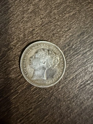 Photo of a 1881 Victoria Shilling from an eBay listing that sold on Jul 5, 2026