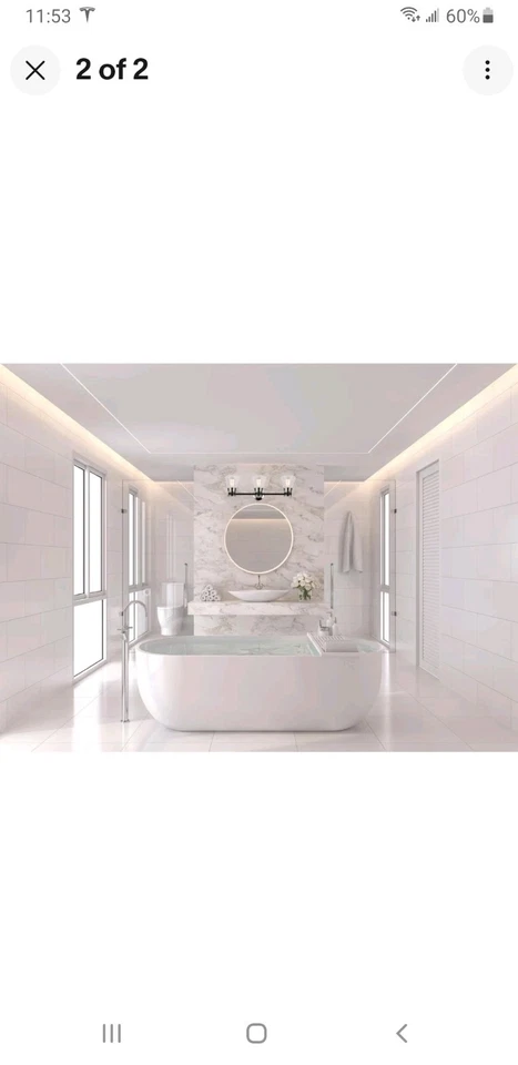 Artcraft Lighting AC11803BB Kanata Bathroom Vanity Light Black and Brushed Brass - Image 2 of 4