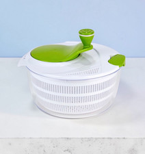 Mainstays Salad Spinner 4 Quart Green Easy Spin Rotary Handle