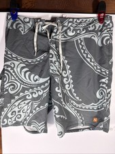 Quicksilver Waterman Collection Quick Dry Swim Shorts Men s Size 34