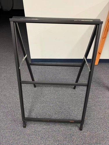 Heavy Duty Folding Metal Display Frame DoubleSided 22.5x34.5 Inch-Good Condition