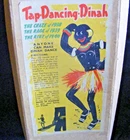 Vintage 1940s Tap Dancing Dinah puppet doll in box complete