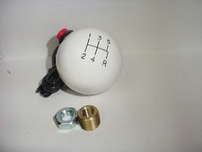 5 Speed Shift Knob W Nos - Line Lock Button 2 18 White