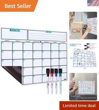 Dry Erase Calendar for Fridge, Magnetic, 14.7 x 11.8, Magnetic Calendar with ...