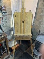 Richeson French Easel For Painting Box Tripod Wood Finish Portable Art Studio