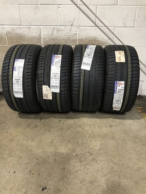 4x P255/40R19 Michelin Pilot Sport 4 8/32 100 Y New Tires 2554019