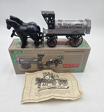 1991 Ertl Texaco / The Texas Company Horse Drawn Tanker Diecast Bank 9390VP