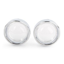 Turn Signal Light Lens Cover Bezels Fit Harley Touring Glide Road King White