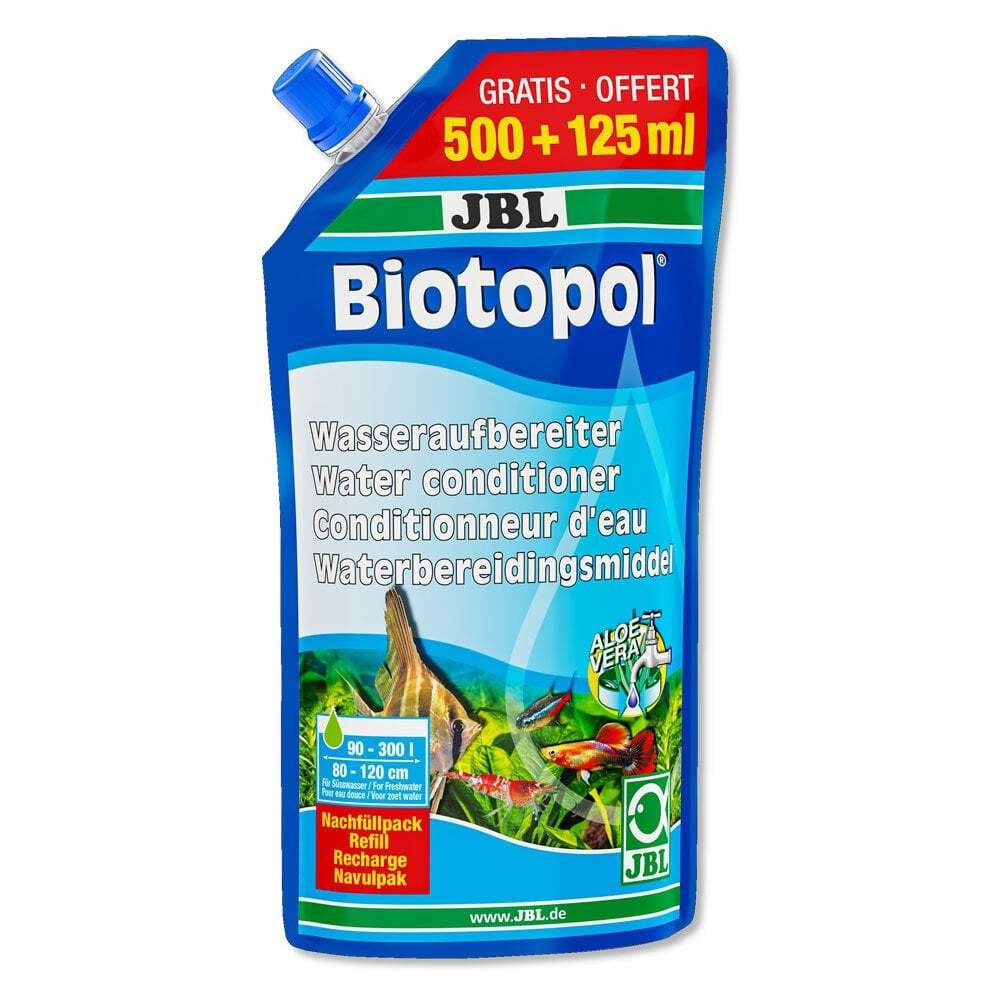 JBL Biotopol Refill Pack 500+125ml Aquarium Fish Tank Tap Water Conditioner