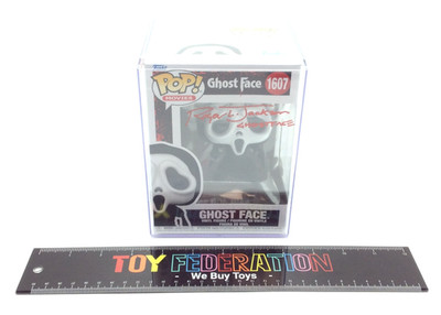 Funko Pop GHOSTFACE 1607 Signed By ROGER L. JACKSON JAS Certified