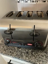 Hatco TPT-120 Stainless Steel Pop-Up Toaster 120V, 4 Slot, Slice