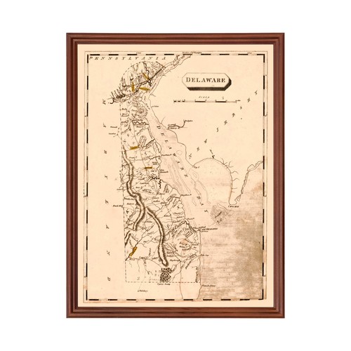 Old Map of Delaware 1812 - Vintage Delaware Art - Picture 1 of 29